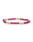 Fuchsia Quartz Bold Mix armband