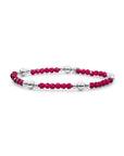 Fuchsia Quartz Bold Mix armband