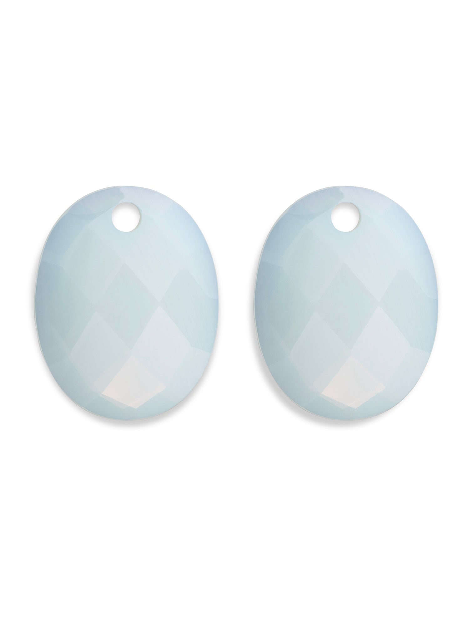 Opalite Large Oval oorbel edelstenen