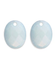Opalite Large Oval oorbel edelstenen