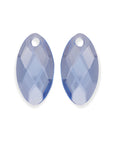 Aquamarine Quartz Leaf oorbel edelstenen