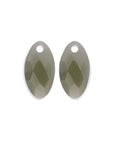 Lime Jade Leaf oorbel edelstenen