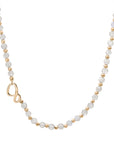 Link Ketting Moonstone Mix l Goudkleurig