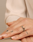 Sunstone Edge Ringen Stack | Zilver