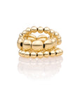 Essentials Double Bubble Ringen Stack | Goudkleurig