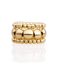 Essentials Double Bubble Ringen Stack 3MM | Goudkleurig