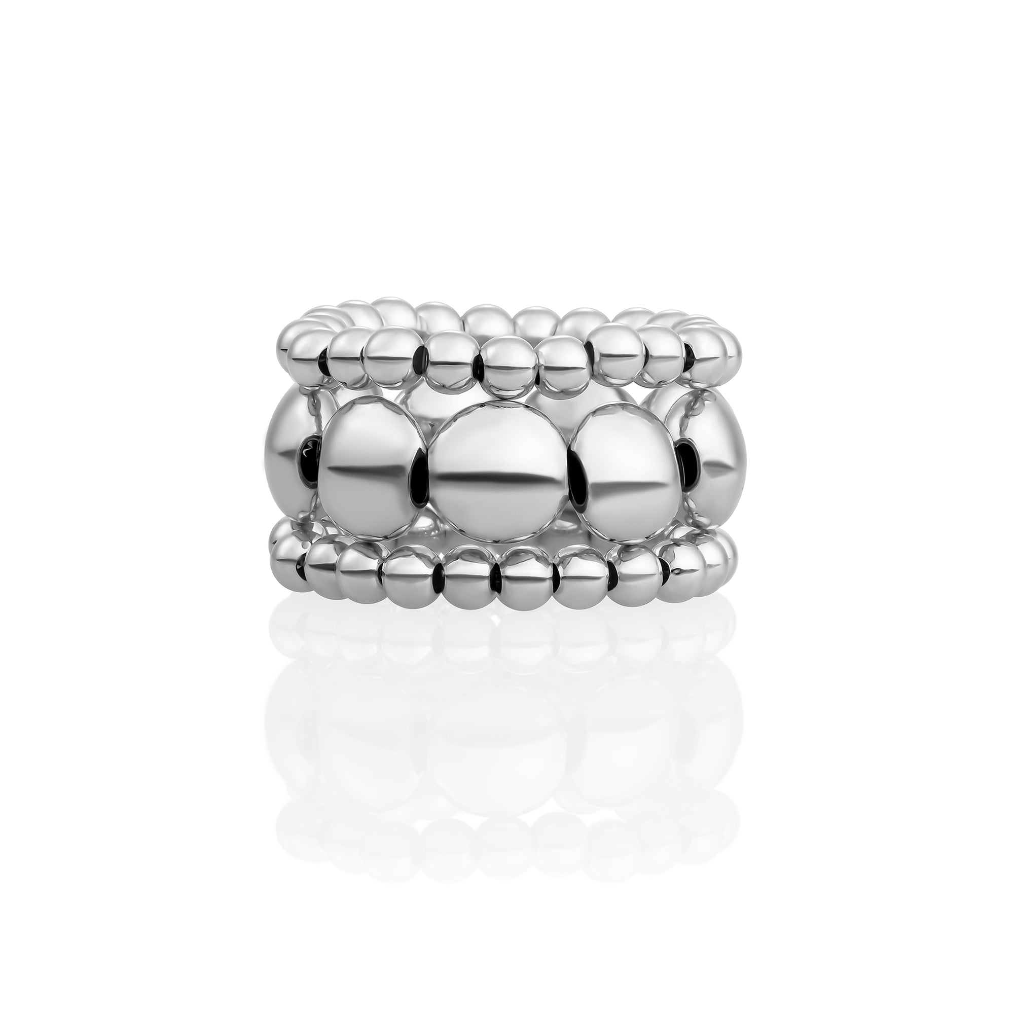 Essentials Double Bubble Ringen Stack 3MM | Zilver
