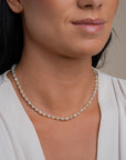 Link Ketting Moonstone Mix l Goudkleurig