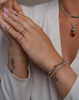 Dagelijkse armband zilver sterling Sparkling