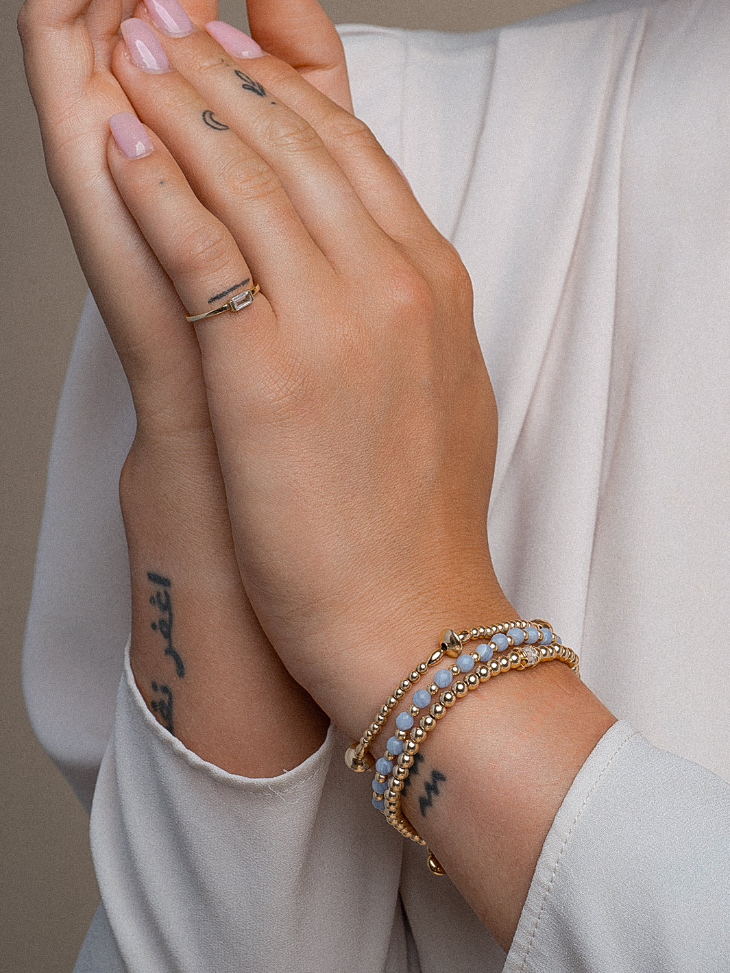 kralenarmband gemaakt van edelsteen voor vrouwen van Sparkling