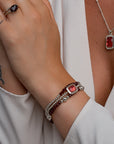 Zilveren edelsteen sieraden