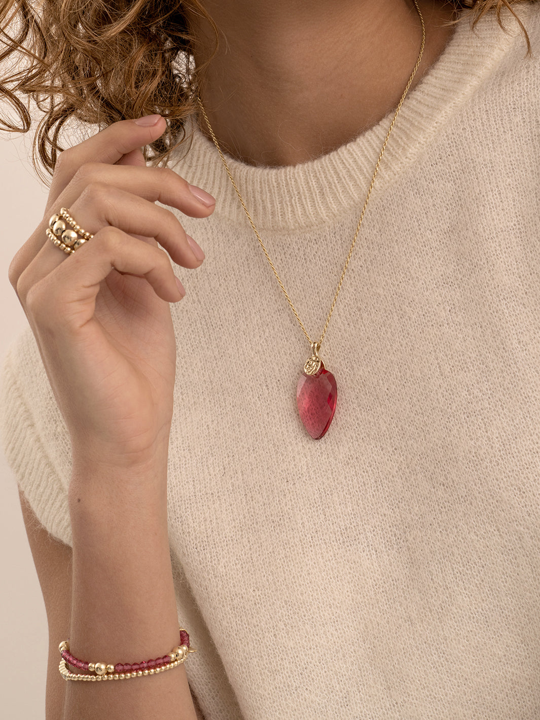Essentials Double Bubble Ringen Stack 3MM | Goudkleurig