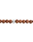 Goldstone Brown Bracelet with Clasps - 6MM - Sparkling Jewels