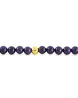 Goldstone Blue Orbit Bracelet with Clasps - 6MM - Sparkling Jewels