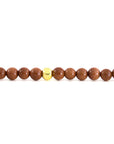 Goldstone Brown Bracelet with Clasps - 6MM - Sparkling Jewels