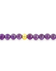 Amethyst Orbit Bracelet with Clasps - 6MM - Sparkling Jewels