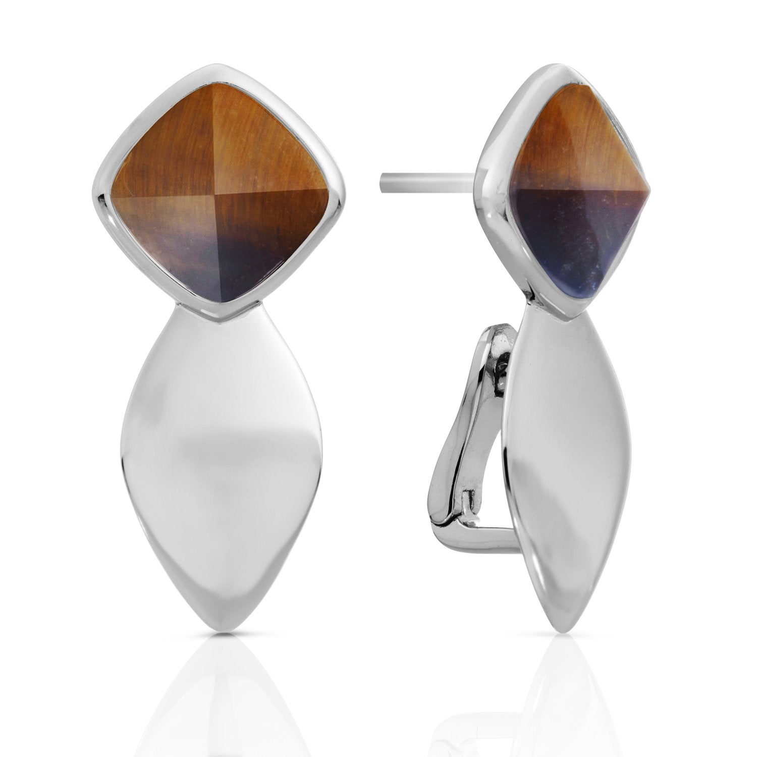 Edge Tiger Eye oorstekers