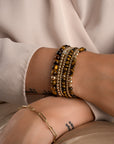 Tiger Eye Saturn large armband