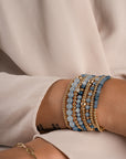 Blue Aventurine Saturn large armband