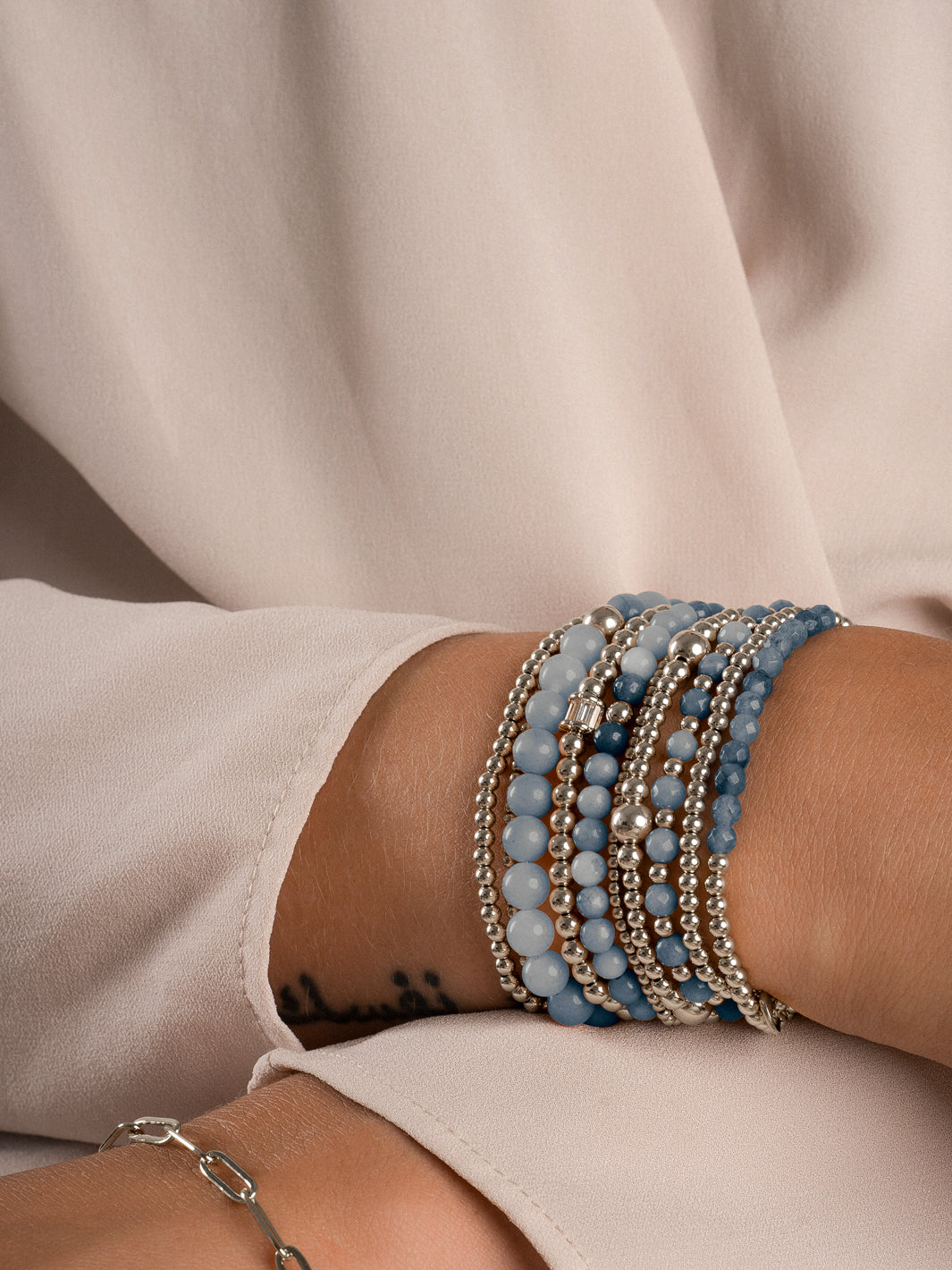 Blue Aventurine Saturn large armband