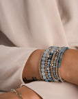 Blue Aventurine Saturn large armband