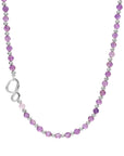 925 sterling zilveren ketting voor dames met amethist edelstenen van Sparkling Jewels