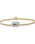 Blue Aventurine Baguette armband