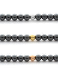 Hematite Orbit Bracelet with Clasps - 6MM - Sparkling Jewels