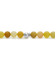 Yellow Jade Orbit Bracelets with clasps - 6MM - Sparkling Jewels