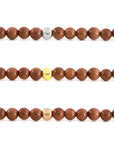 Goldstone Brown Bracelet with Clasps - 6MM - Sparkling Jewels
