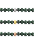 Goldstone Green Orbit Bracelet with Clasps - 6MM - Sparkling Jewels