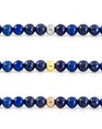 Lapis Lazuli Orbit armband met Clasps - 6MM - Sparkling Jewels
