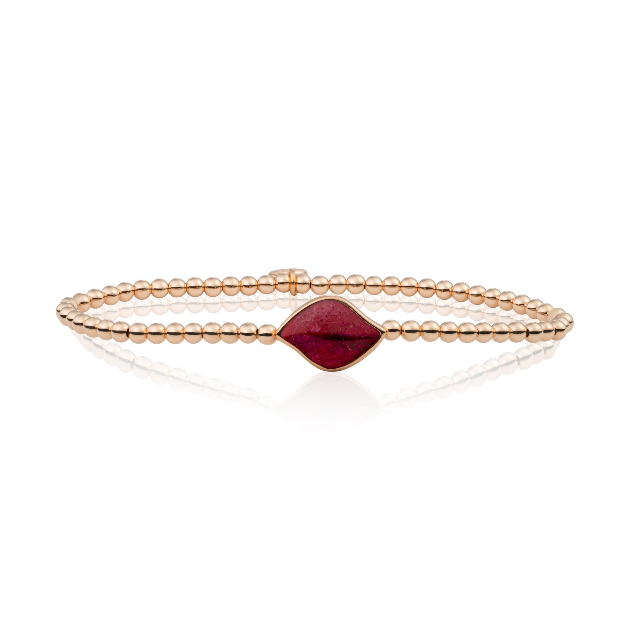 Red Jade Blossom armband