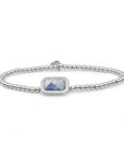 Blue Aventurine Baguette armband