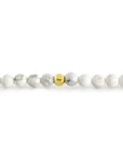 Howlite Orbit Bracelet with Clasps - 6MM - Sparkling Jewels