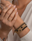 Armband goud voor dames met onyx steen van Sparkling