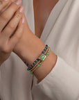 dames armband goud met edel stenen van Sparkling