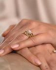 9 karaat gouden ringen voor vrouwen van Sparkling Jewels met edelsteen