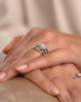 Zilveren ringen met edelstenen voor dames