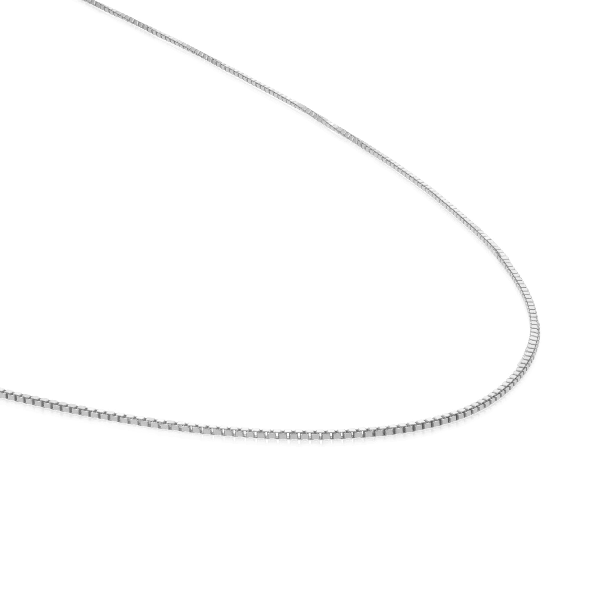 Square Box Ketting - Zilver