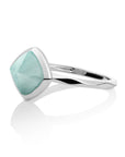 Edge Ring Amazonite - Zilver