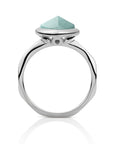 Edge Ring Amazonite - Zilver