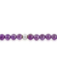 Amethyst Orbit Bracelet with Clasps - 6MM - Sparkling Jewels