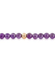Amethyst Orbit Bracelet with Clasps - 6MM - Sparkling Jewels