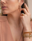 Citrine Quartz Blossom Armband
