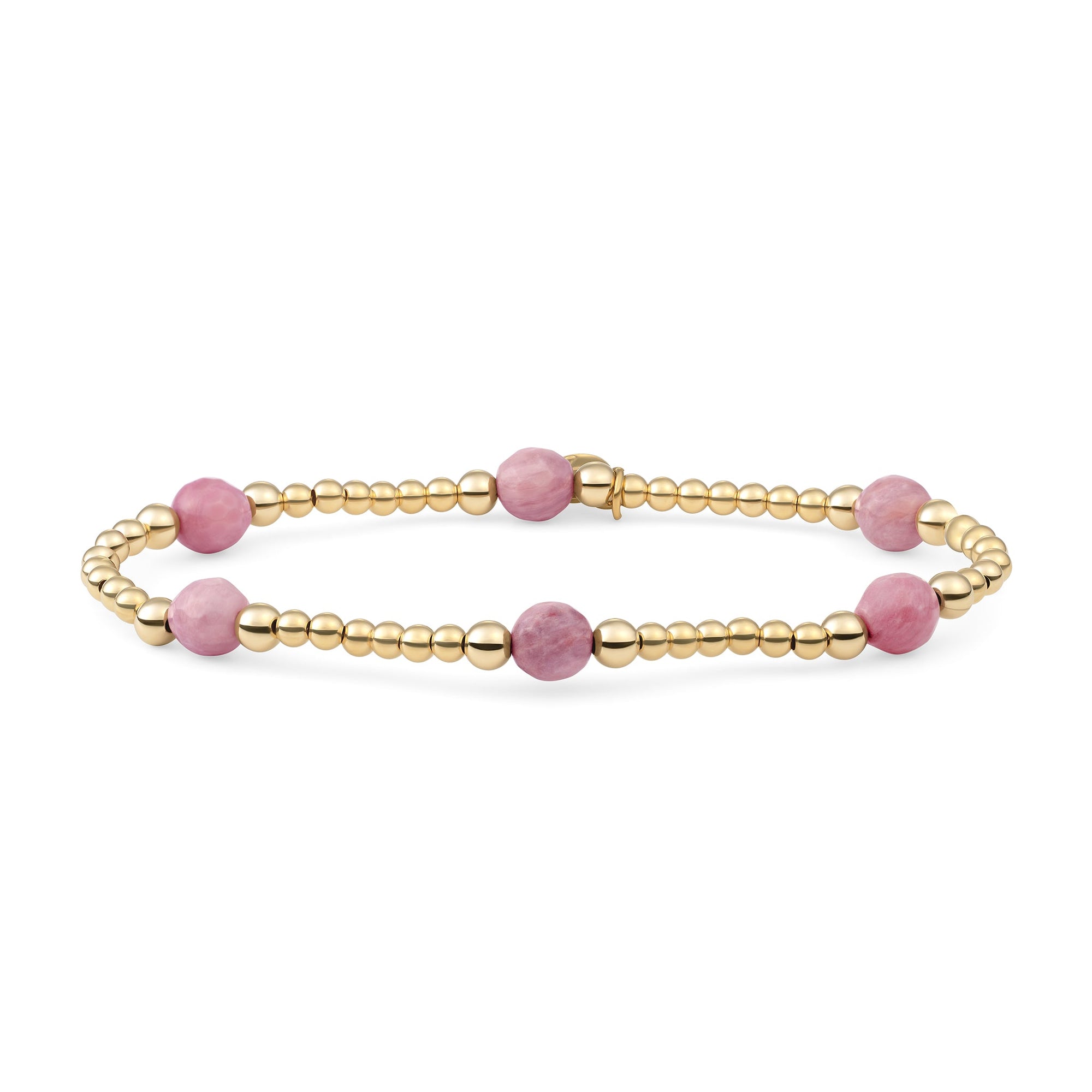 Edelsteen sieraden met gouden kralen van sparkling #kleur_goud