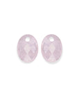Rose Quartz Medium Oval oorbel edelstenen