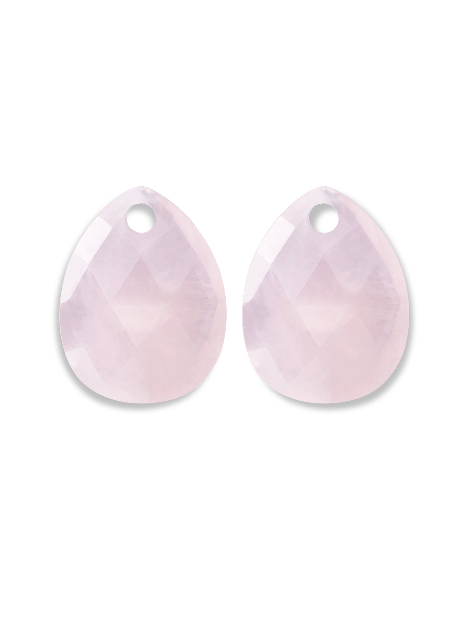 Rose Quartz - Afterglow oorbel edelstenen