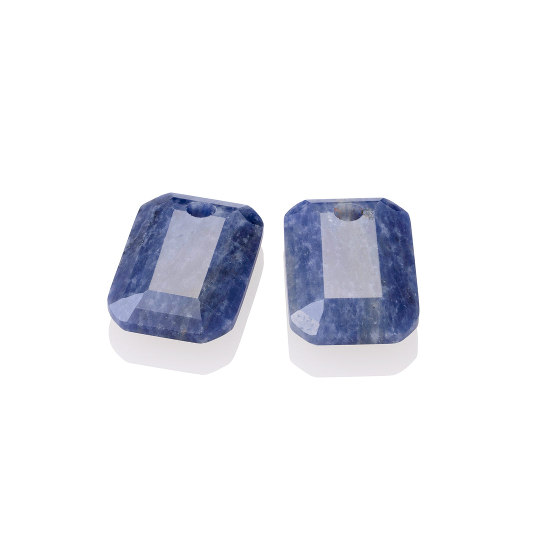 Sodalite Baguette Oorbel Edelstenen