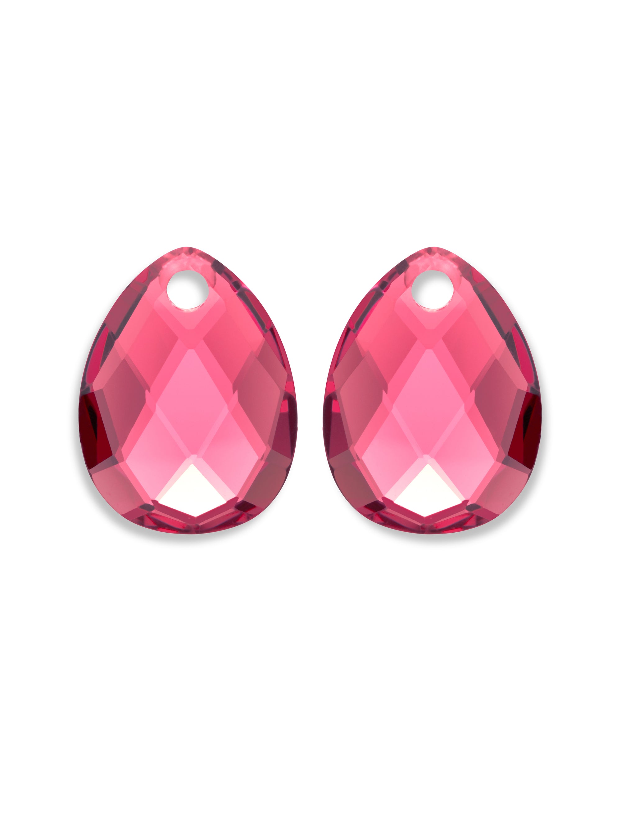 Fuchsia Quartz Afterglow oorbel edelstenen